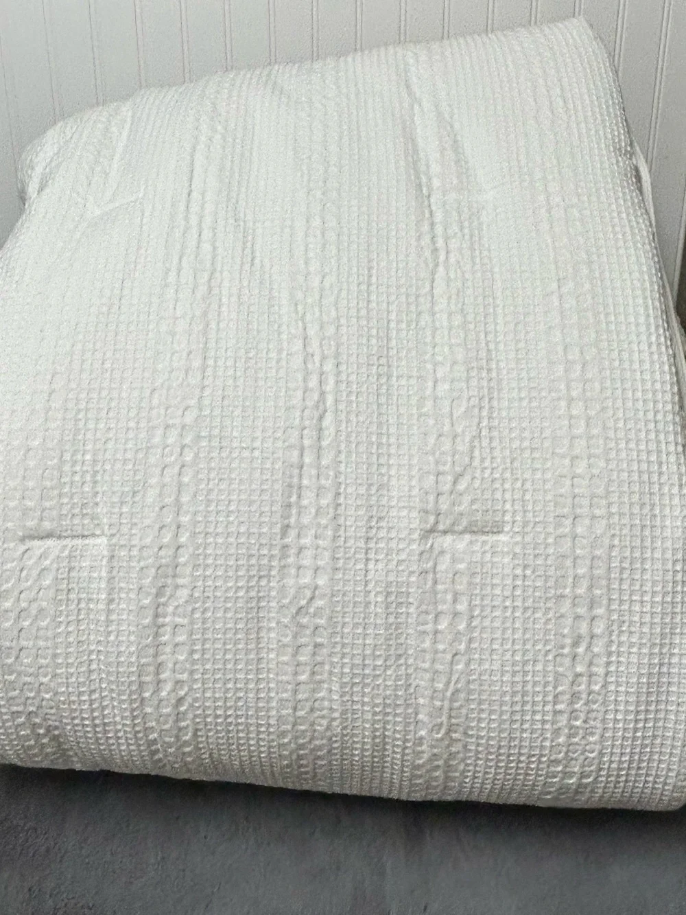 Pottery Barn Honeycomb Cotton Comforter Queen